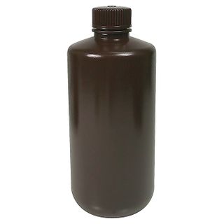 Bottle Round HDPE N/N 500mL Amber
