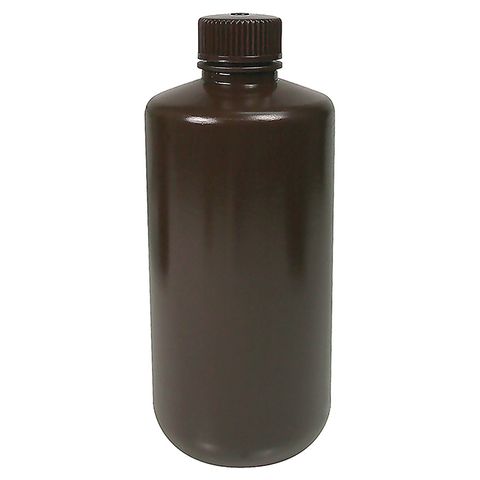 Bottle Round HDPE N/N 500mL Amber