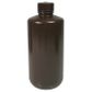 Bottle Round HDPE N/N 500mL Amber