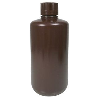 Bottle Round HDPE N/N 1,000mL Amber