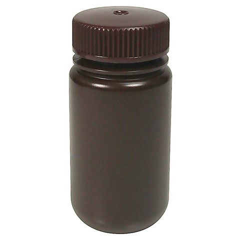 Bottle Round HDPE W/N 100mL Amber