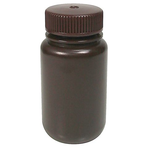 Bottle Round HDPE W/N 125mL Amber