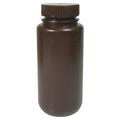 Bottle Round HDPE W/N 250mL Amber