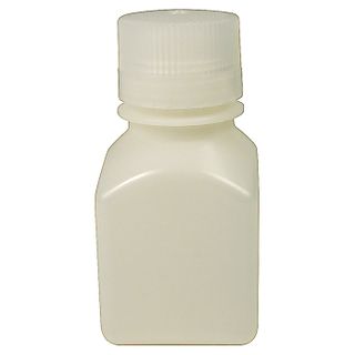 Bottle Square HDPE N/N 125mL White