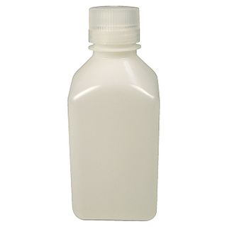 Bottle Square HDPE N/N 250mL White