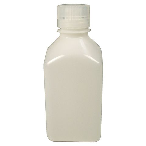 Bottle Square HDPE N/N 250mL White