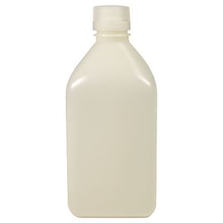 Bottle Square HDPE N/N 500mL White
