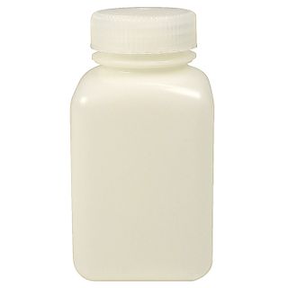 Bottle Square HDPE W/N 250mL White