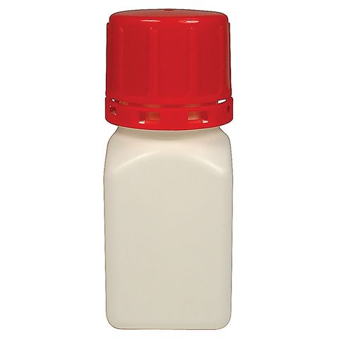 Bottle Square HDPE N/N 60mL T/E Cap