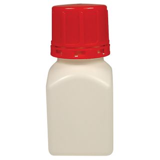 Bottle Square HDPE N/N 100mL T/E Cap