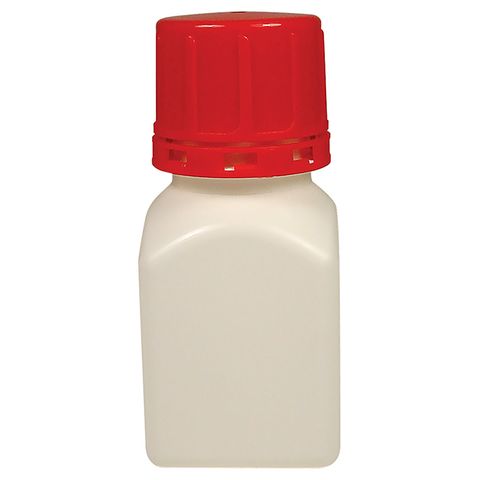 Bottle Square HDPE N/N 100mL T/E Cap