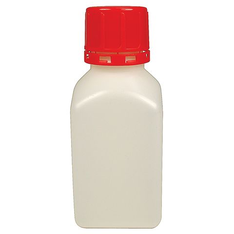 Bottle Square HDPE N/N 250mL T/E Cap