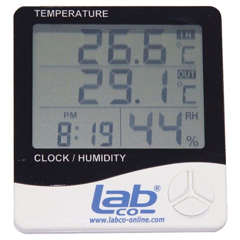 Thermometer & Humidity Meter LabCo Digital Max/Min