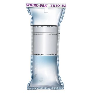 Bag WhirlPak Sodium Thiosulphate 75 x 185mm (W x L) - 100mL