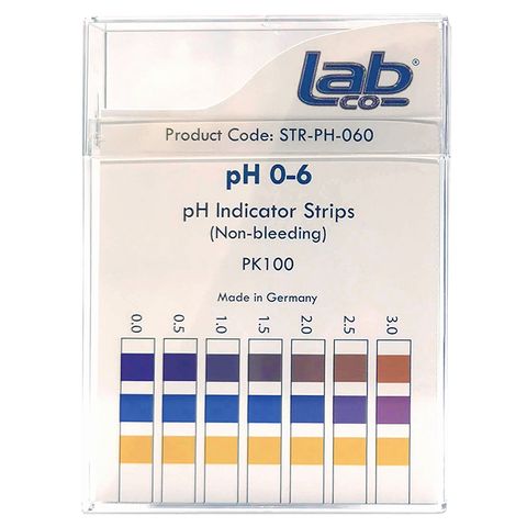 Indicator Strip pH 0-6 LabCo