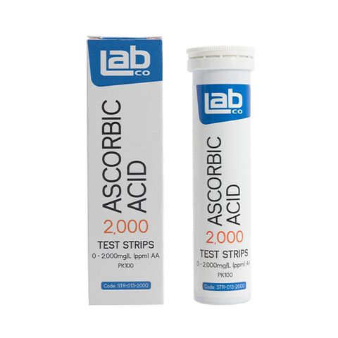 Indicator Strip Ascorbic Acid 2,000mg/L LabCo