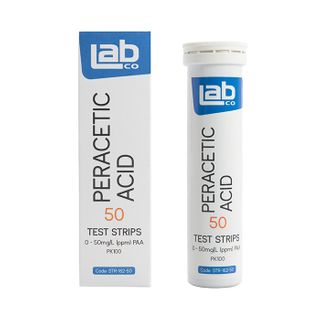 Indicator Strip Peracetic Acid 50mg/L LabCo