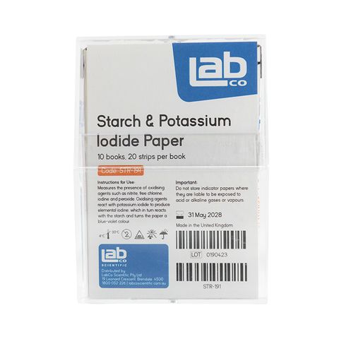 Indicator Strip Starch and Potassium Iodide