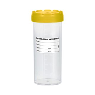 Container PP 120mL Sodium Thiosulphate Dosed, Labelled, Sterile
