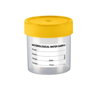Container PS 250mL Sodium Thiosulphate Dosed, Labelled, Sterile