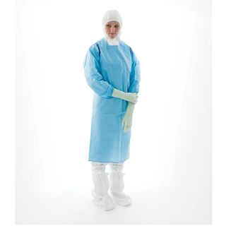 Apron BioClean Chemo with Sleeves Small