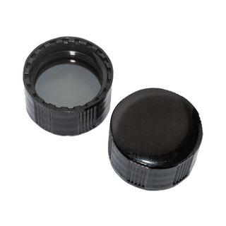Cap Screw 18-400 -  Silicone/PTFE Lined - Black - PP