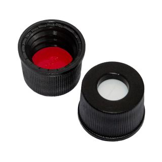 Cap Screw 8-425 PTFE/Silicone Slit Lined - Black - PP