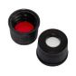 Cap Screw 8-425 PTFE/Silicone Slit Lined - Black - PP
