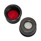 Cap Screw 8-425 PTFE/Silicone Slit Lined - Black - PP