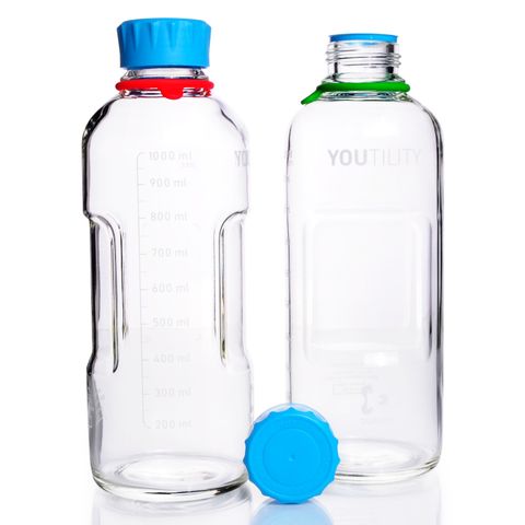 Bottle Youtility Clear Glass 1000mL