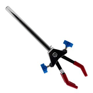 Clamp Three Prong Double Adjustable PVC Coated Prongs