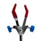 Clamp Three Prong Double Adjustable Vinyl Coated