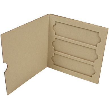 Slide Mailer Cardboard 3 Place