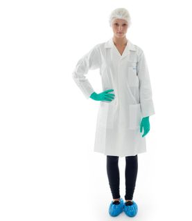 Lab Coat BioClean White Extra Large