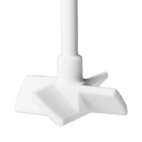 Stirrer Paddle PTFE 4 Blade 70mm Dia - Overall Length 650mm - Shaft Diameter 10mm