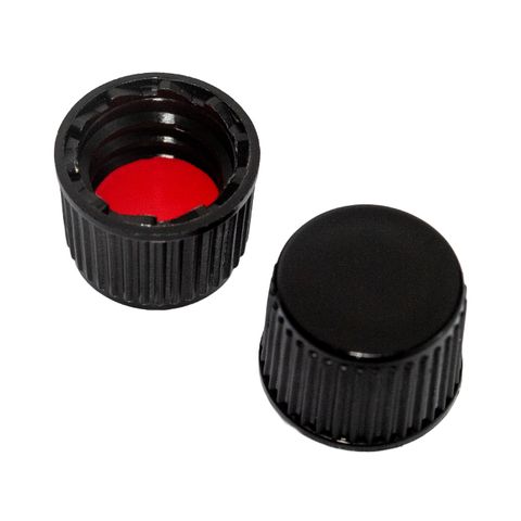 Cap Screw 8-425 PTFE/Silicone Lined - Black - PP
