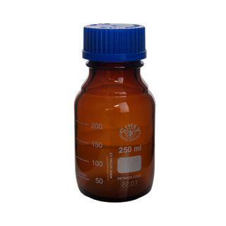 Bottle Reagent Boro Amber 250mL SIMAX - GL45 Neck