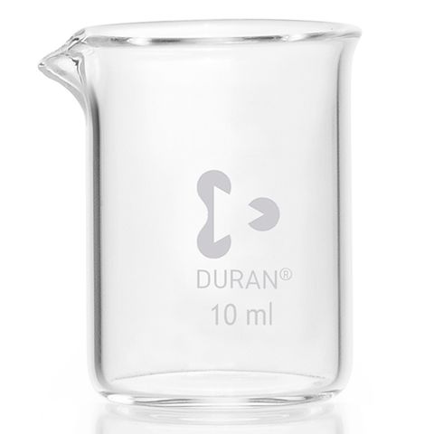 Beaker Low Form Boro 10mL DURAN