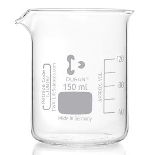 Beaker Low Form Boro 150mL DURAN