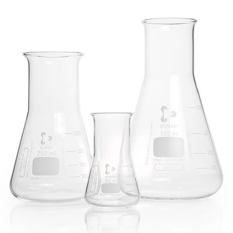 Flask Erlenmeyer Boro W/N 200mL DURAN