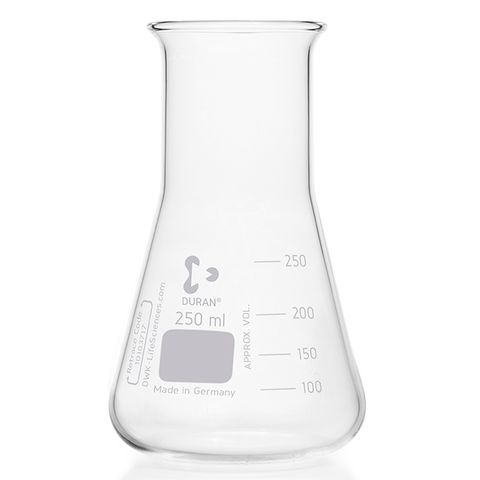 Flask Erlenmeyer Boro W/N 250mL DURAN