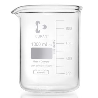 Beaker Low Form Super Duty 1,000mL DURAN