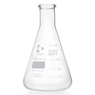 Flask Erlenmeyer Heavy Duty N/N 500mL DURAN