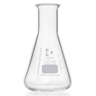 Flask Erlenmeyer Heavy Duty N/N 50mL DURAN