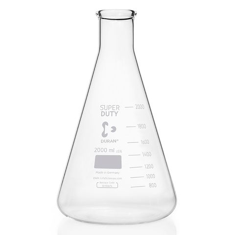 Flask Erlenmeyer Heavy Duty N/N 2,000mL DURAN