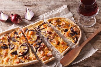 Tarte flambée au Munster