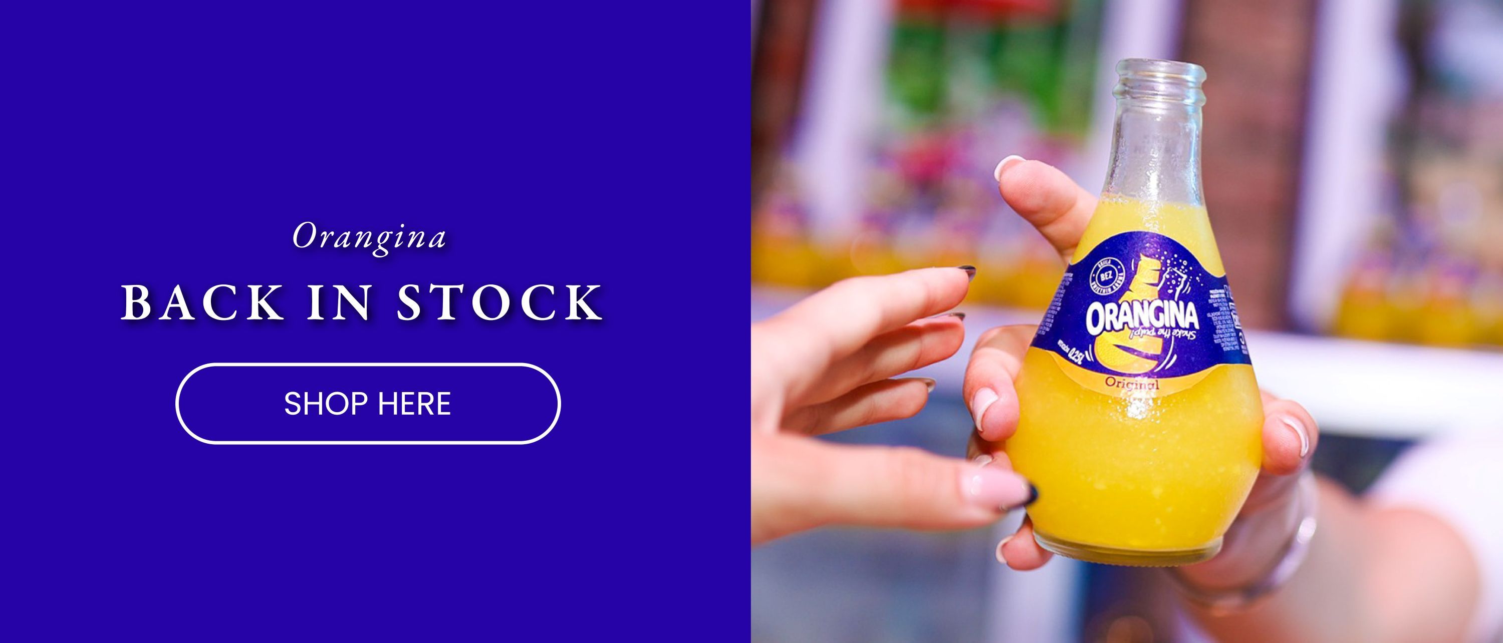Orangina Back in stock