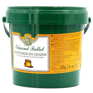 Fallot Grainy Mustard Plastic Pail 1kg