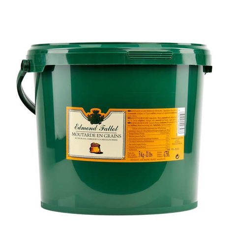 Fallot Grainy Mustard Plastic Bucket 5kg