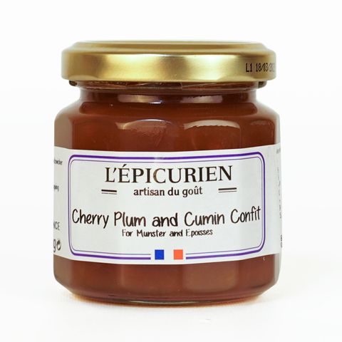 L'Epicurien Cherry Plum & Cumin Confit 125g